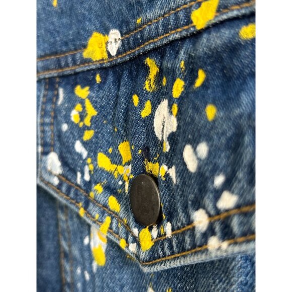 NEW FISLL WNBA Women's Sz M Denim Jacket Chicago Sky Angel Reese #5 MSRP $119 NW - Picture 2 of 8